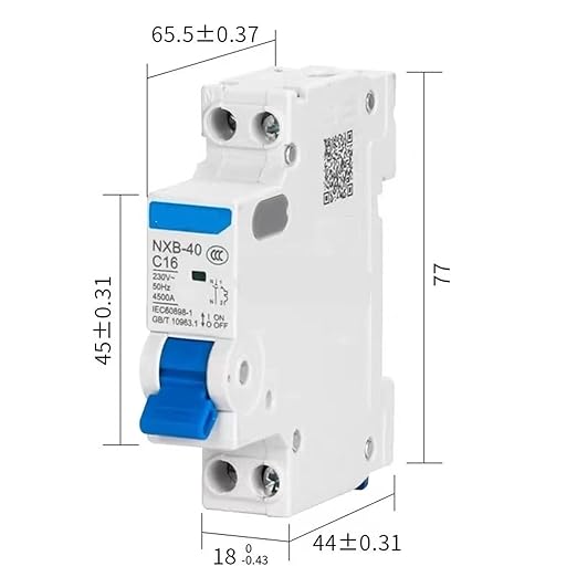 Disjoncteur NXB-40 1P+N6A