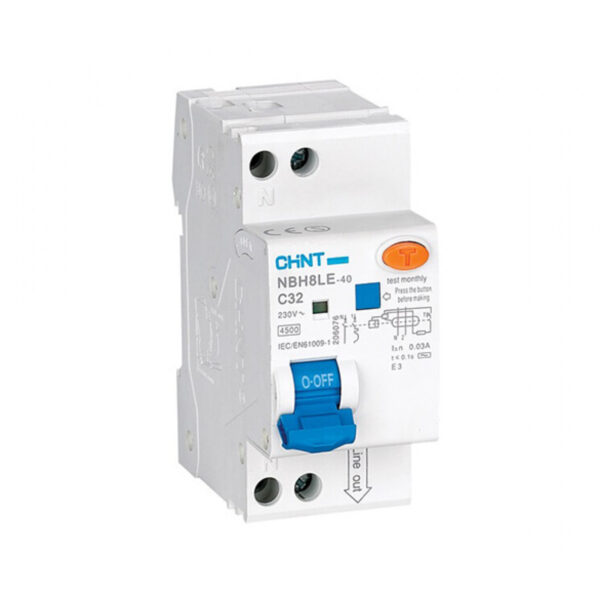 Disjoncteur Diff NB2LE-25 6A 4.5KA 1P+N 0.03