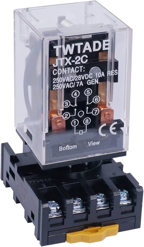 Relaisintermediaire JTX-2C/12V DC